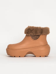 WOMENS CROCS STOMP LINED BOOT - CLEARANCE