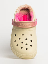 WOMENS CROCS CLASSIC LINED COLOUR DIP CLOG - CLEARANCE