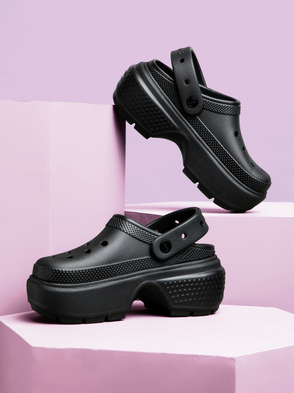 WOMENS CROCS STOMP CLOG  - CLEARANCE