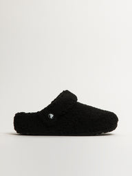 WOMENS CROCS CLASSIC COZZZY SLIPPER - BLACK