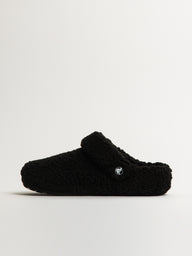 WOMENS CROCS CLASSIC COZZZY SLIPPER - BLACK