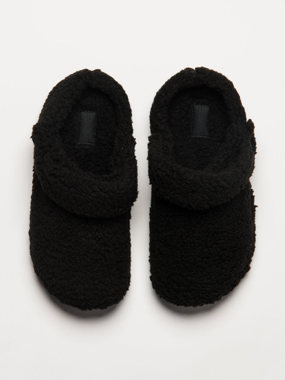 WOMENS CROCS CLASSIC COZZZY SLIPPER - BLACK