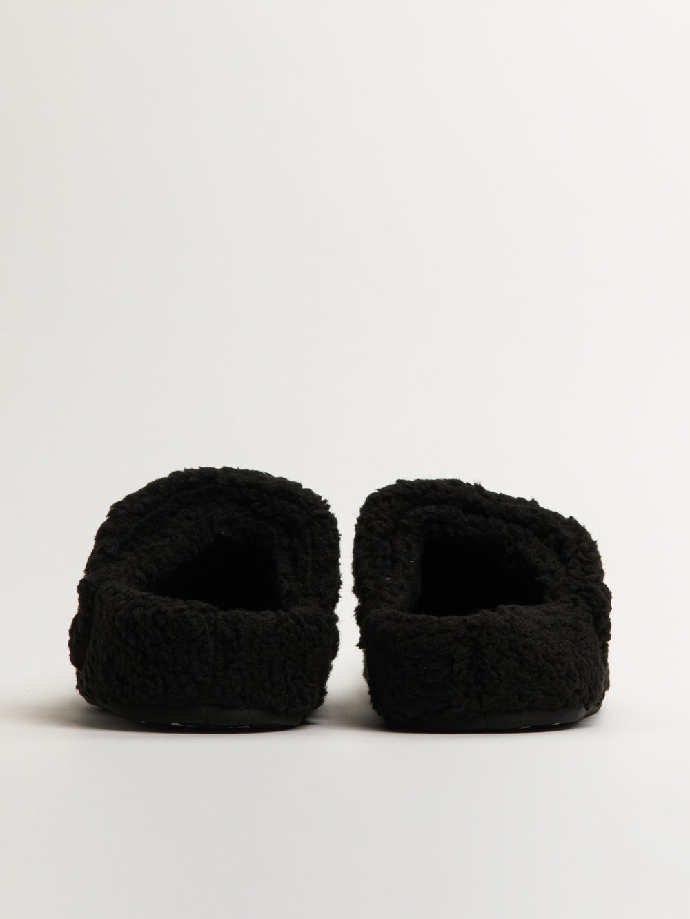 WOMENS CROCS CLASSIC COZZZY SLIPPER - BLACK