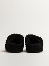 WOMENS CROCS CLASSIC COZZZY SLIPPER - BLACK