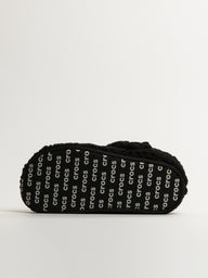 WOMENS CROCS CLASSIC COZZZY SLIPPER - BLACK