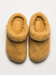 WOMENS CROCS CLASSIC COZZZY SLIPPER - WHEAT