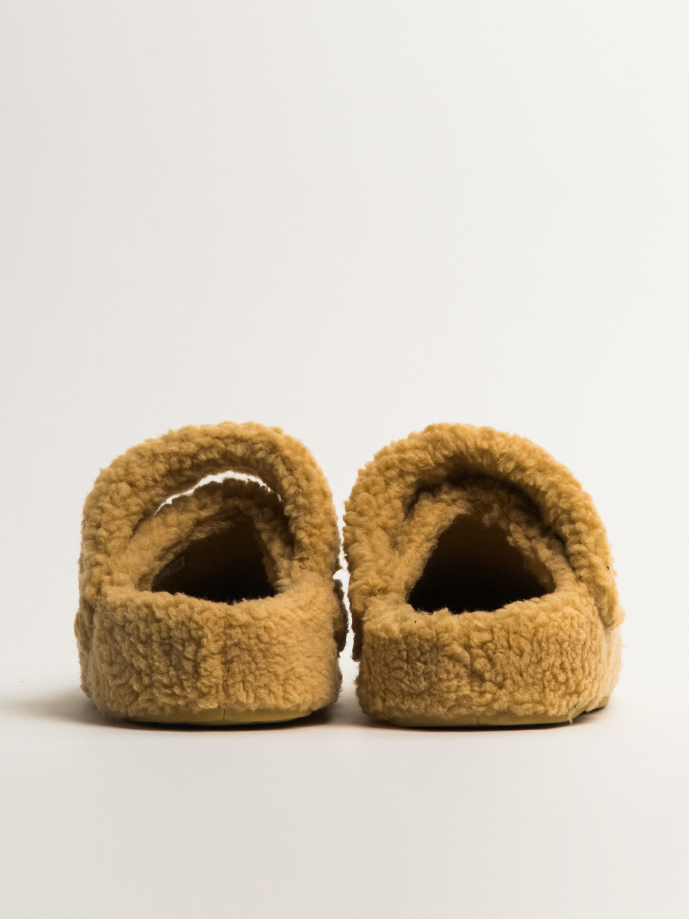 WOMENS CROCS CLASSIC COZZZY SLIPPER - WHEAT