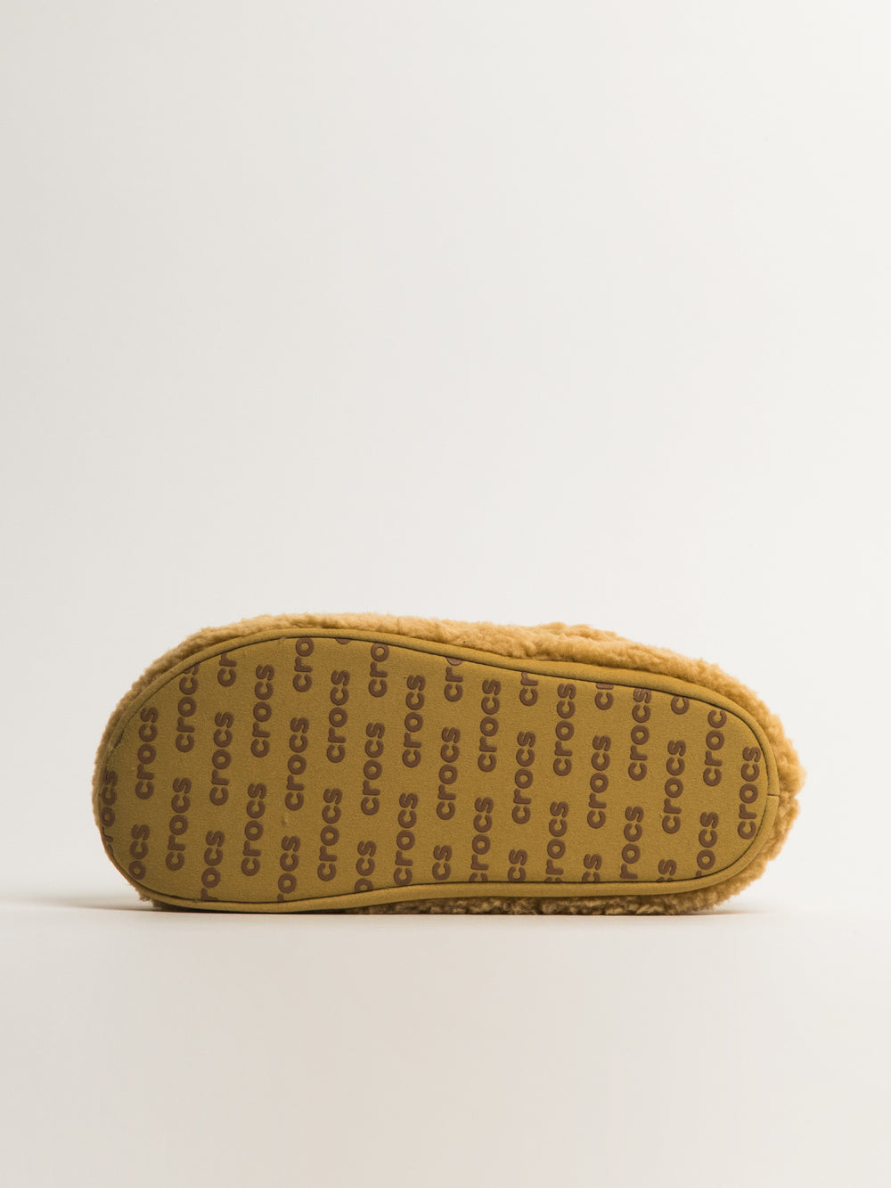 WOMENS CROCS CLASSIC COZZZY SLIPPER - WHEAT