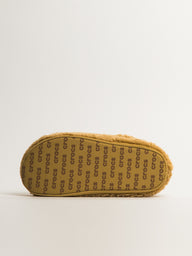 WOMENS CROCS CLASSIC COZZZY SLIPPER - WHEAT