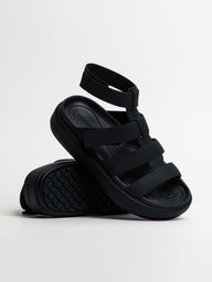 WOMENS CROCS BROOKLYN LUXE GLADIATOR  SANDALS - CLEARANCE