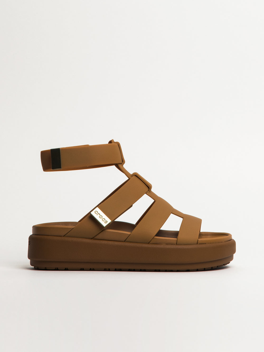 WOMENS CROCS BROOKLYN LUXE GLADIATOR  SANDALS - CLEARANCE