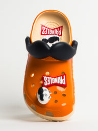 MENS CROCS PRINGLES CLASSIC CLOG - ORANGE/RED - CLEARANCE