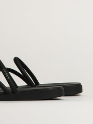 WOMENS CROCS MIAMI TOE LOOP SANDAL - BLACK