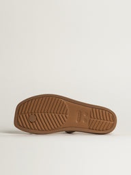 WOMENS CROCS MIAMI TOE LOOP SANDAL - CHOCOLATE