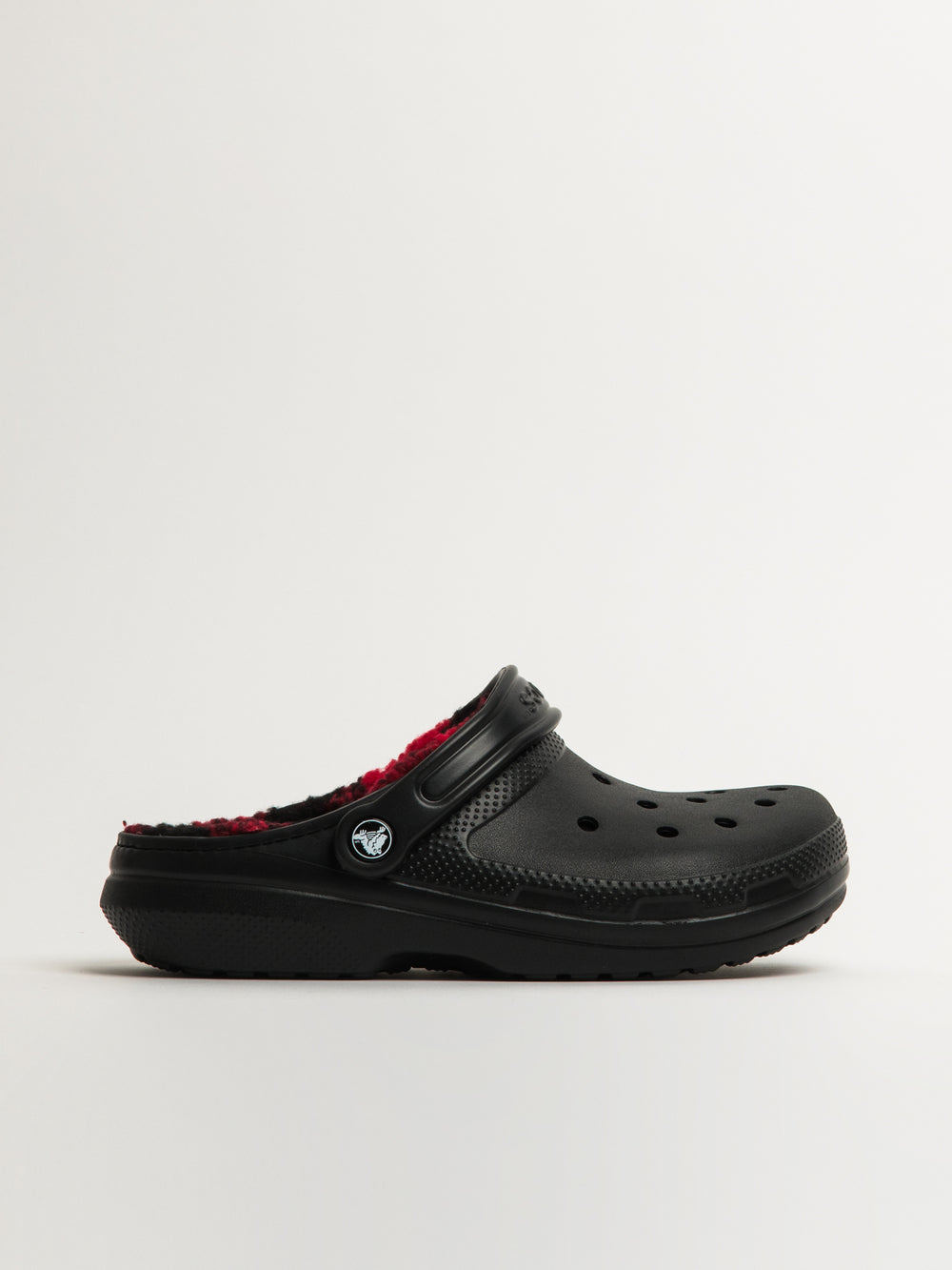 WOMENS CROCS CLASSIC BUFFALO CHECK LINED CLOG - CLEARANCE