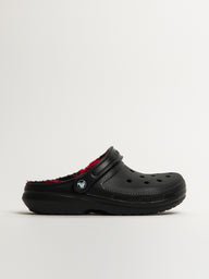 WOMENS CROCS CLASSIC BUFFALO CHECK LINED CLOG - CLEARANCE