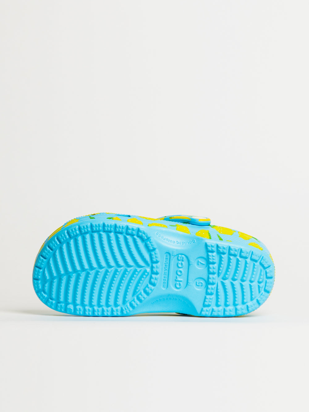 WOMENS CROCS CLASSIC FRESH FRUITS CLOG - BLUE