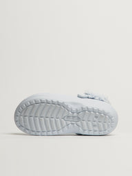 WOMENS CROCS CLASSIC FLEECE LINED CLOG SLIP-ON - LIGHT BLUE