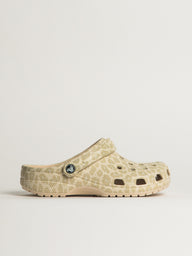 WOMENS CROCS CLASSIC GRAPHIC CLOG - LEOPARD