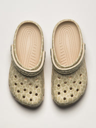 WOMENS CROCS CLASSIC GRAPHIC CLOG - LEOPARD