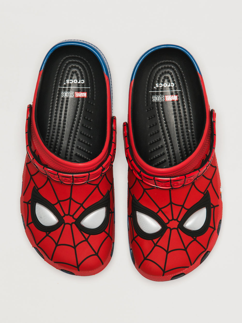 CROCS SPIDERMAN CLASSIC CLOG SLIP-ON - RED
