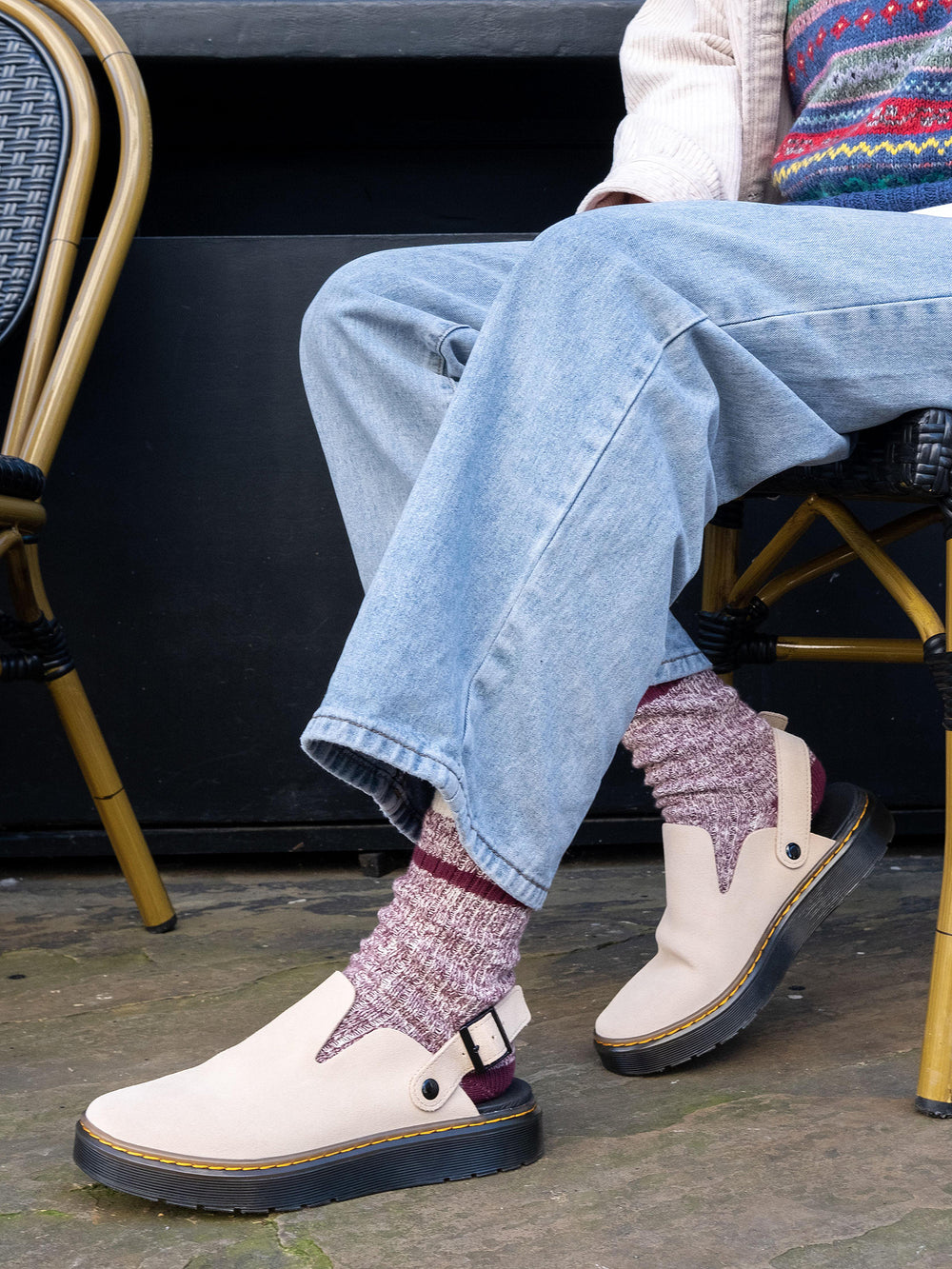 MENS DR MARTENS CARSON SUEDE MULES - CLEARANCE