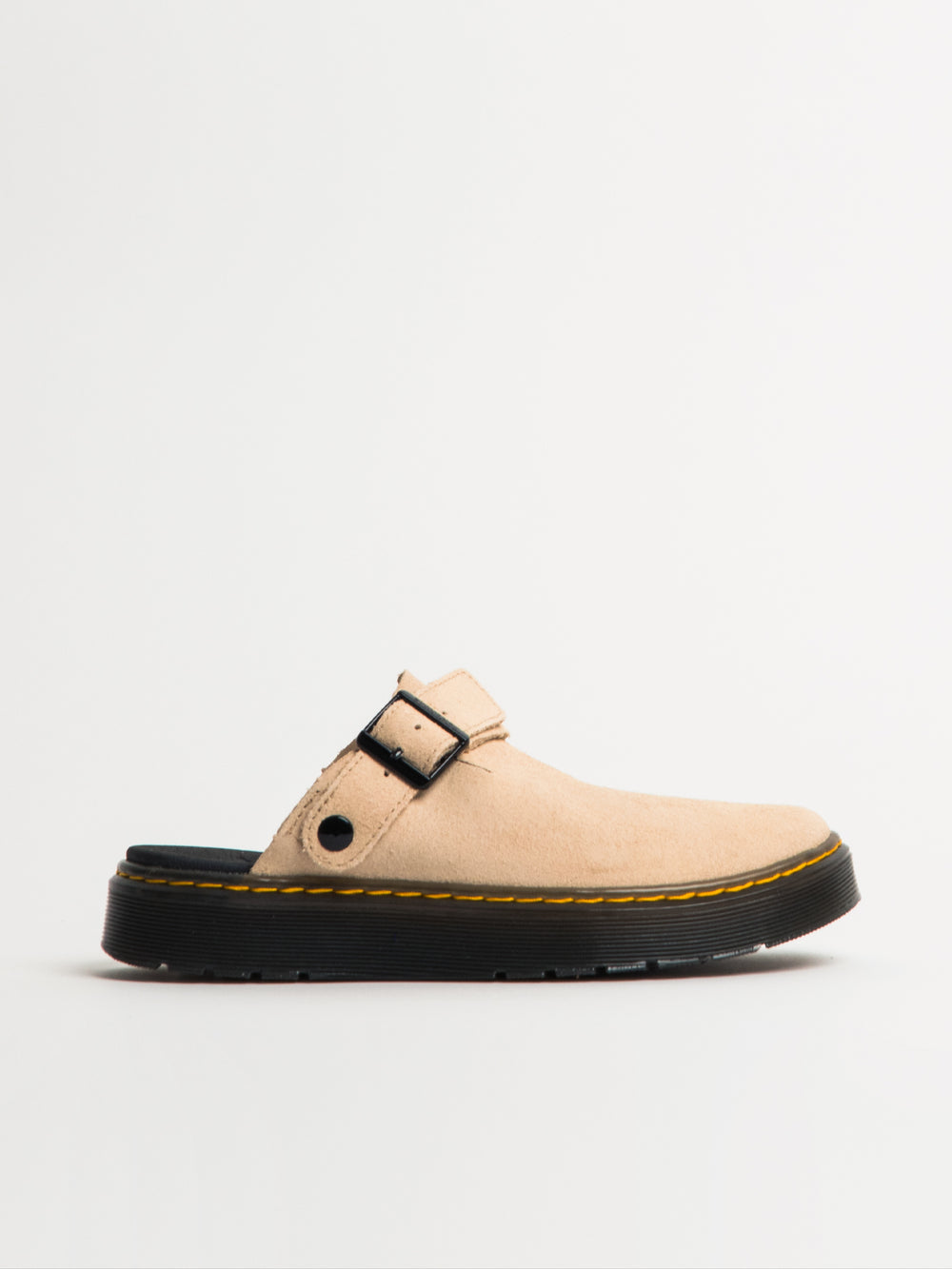 WOMENS DR MARTENS CARSON SUEDE MULES - CLEARANCE