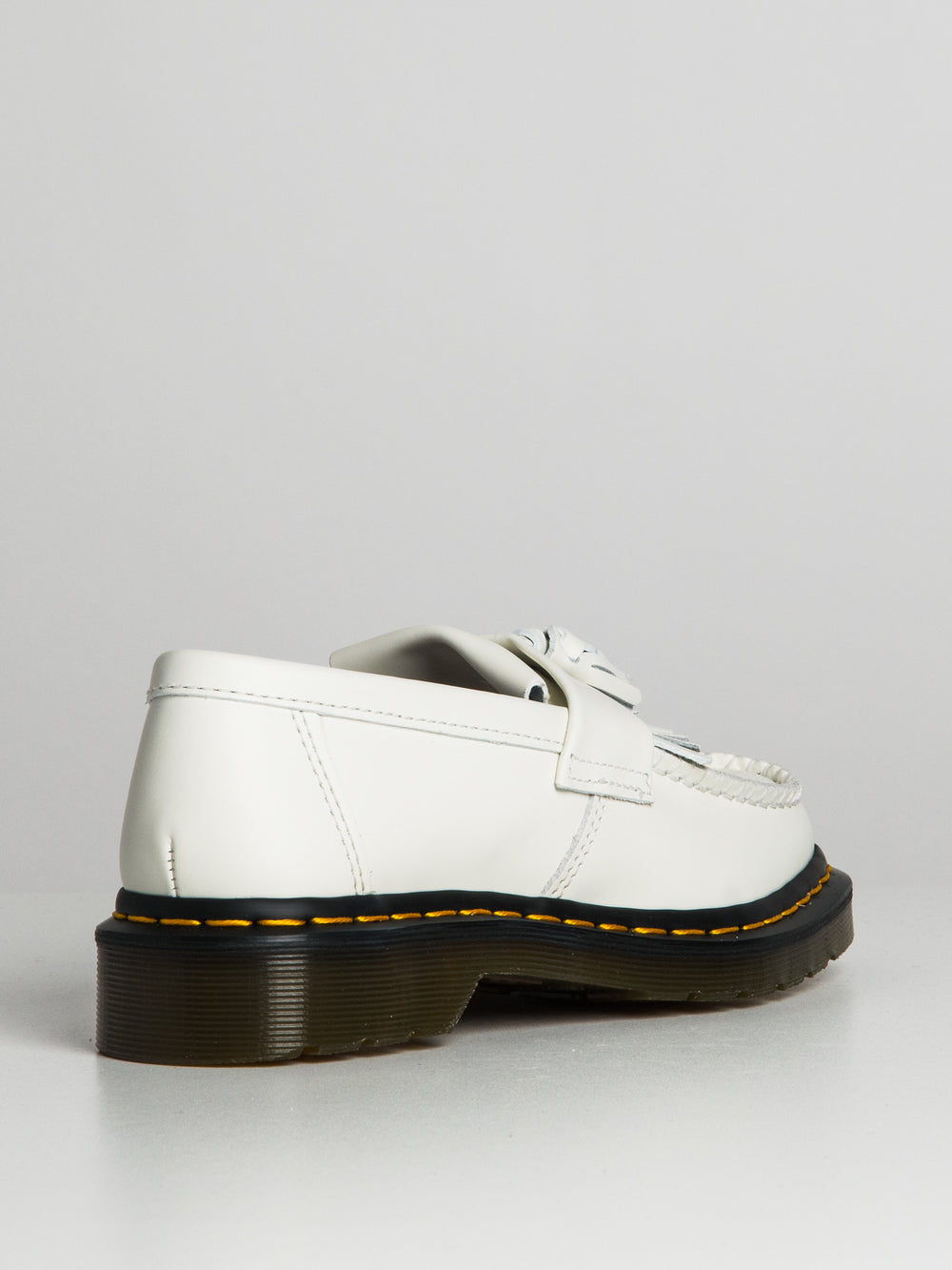 WOMENS DR MARTENS ADRIAN YELLOW STITCH SMOOTH - CLEARANCE