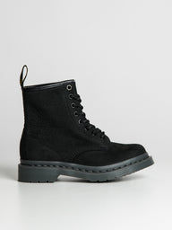 WOMENS DR MARTENS 1460 MILLED NUBUCK WATER PROOF BOOT - CLEARANCE