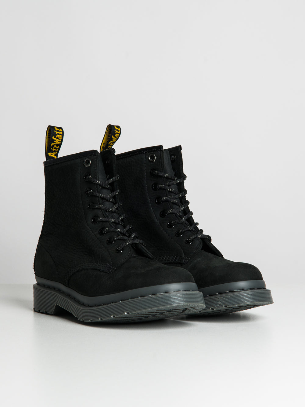 WOMENS DR MARTENS 1460 MILLED NUBUCK WATER PROOF BOOT - CLEARANCE