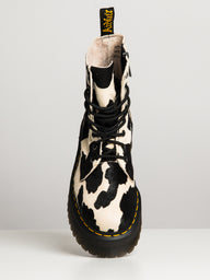 WOMENS DR MARTENS JADON COW PRINT HAIR ON - CLEARANCE