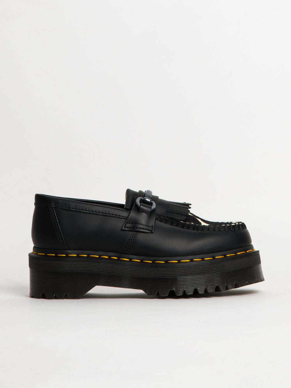 WOMENS DR MARTENS ADRIAN SNAFFLE QUAD HAIR ON - CLEARANCE