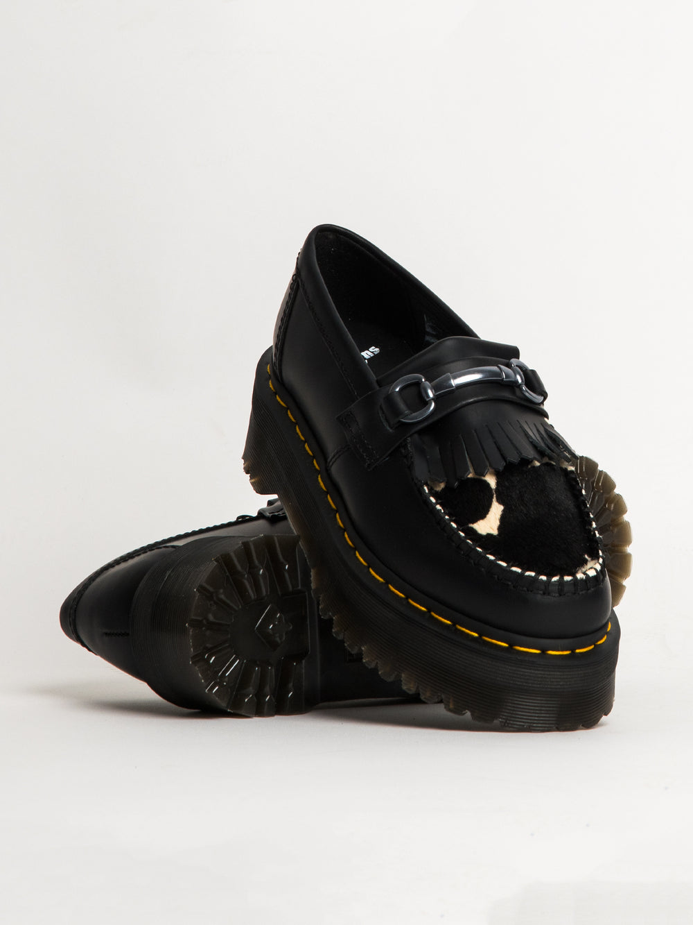 WOMENS DR MARTENS ADRIAN SNAFFLE QUAD HAIR ON - CLEARANCE