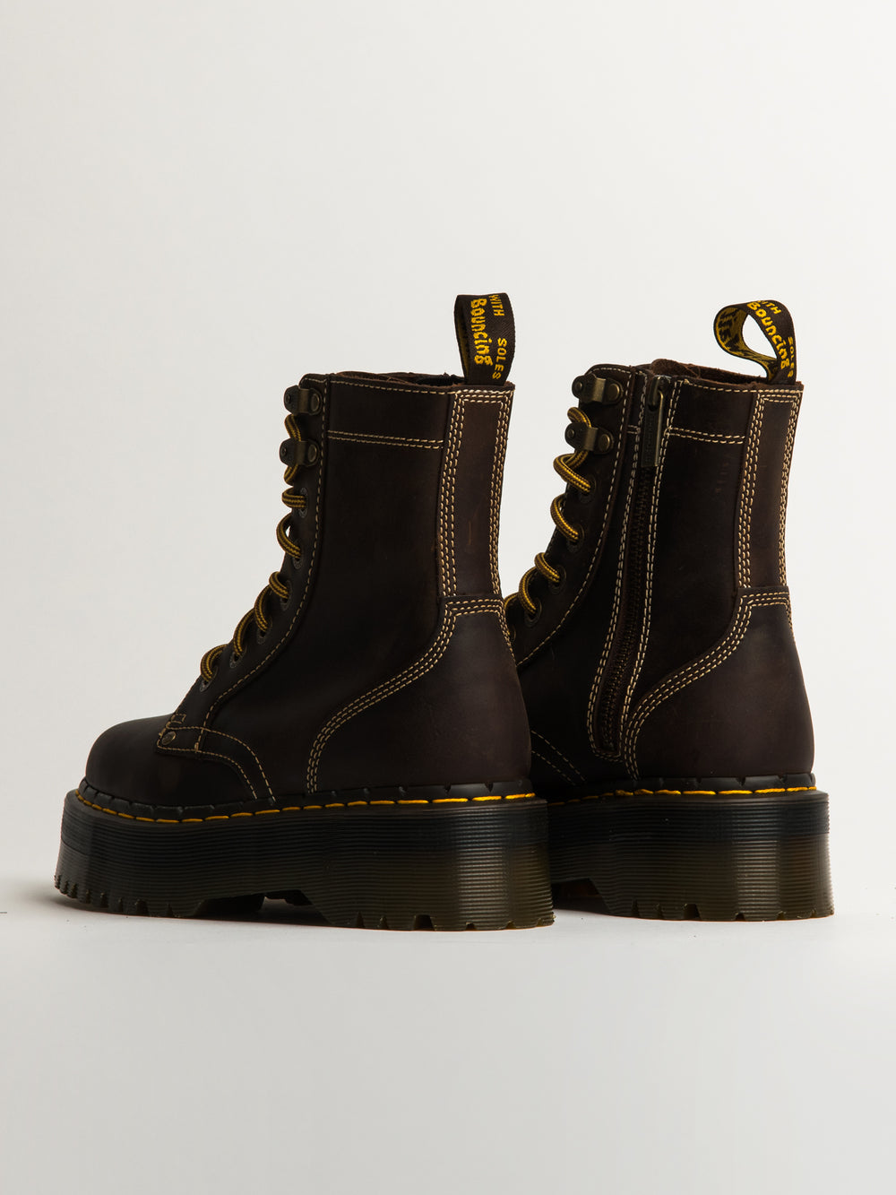 WOMENS DR MARTENS JADON ARC CRAZY HORSE BOOTS - CLEARANCE