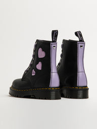 WOMENS DR MARTENS 1460 ZIP HEART VIRGINIA BOOTS - CLEARANCE