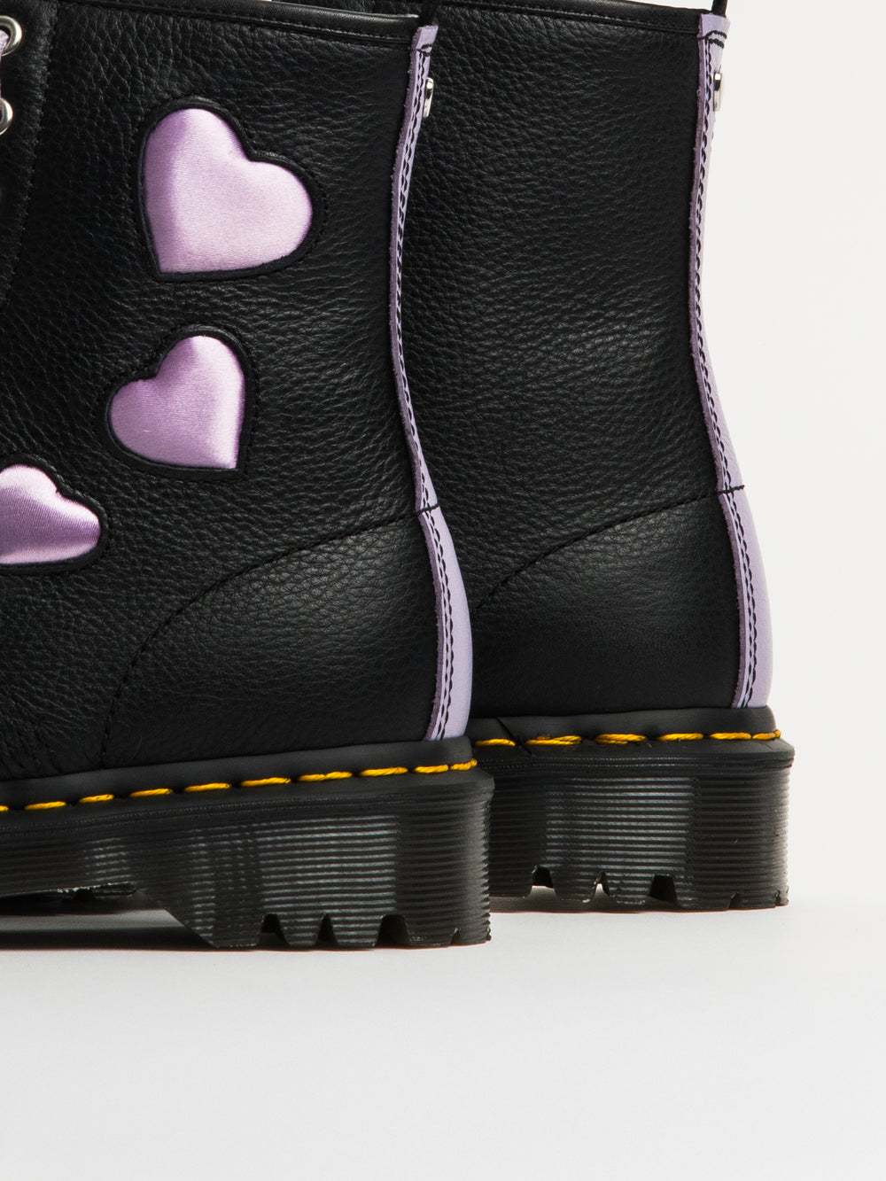 WOMENS DR MARTENS 1460 ZIP HEART VIRGINIA BOOTS - CLEARANCE