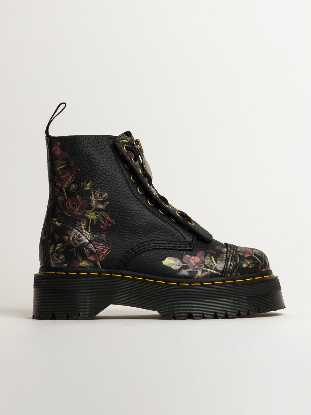 WOMENS DR MARTENS SINCLAIR TUMBLED DECAYED ROSES BOOTS - CLEARANCE