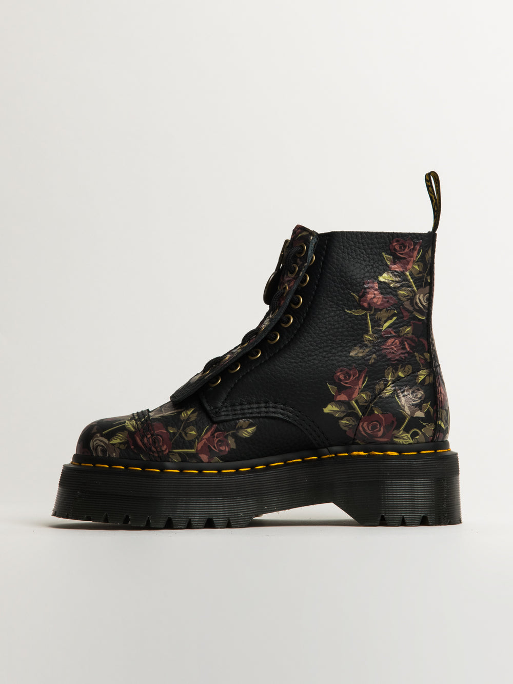 WOMENS DR MARTENS SINCLAIR TUMBLED DECAYED ROSES BOOTS - CLEARANCE