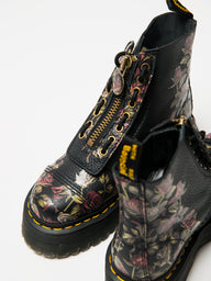 WOMENS DR MARTENS SINCLAIR TUMBLED DECAYED ROSES BOOTS - CLEARANCE