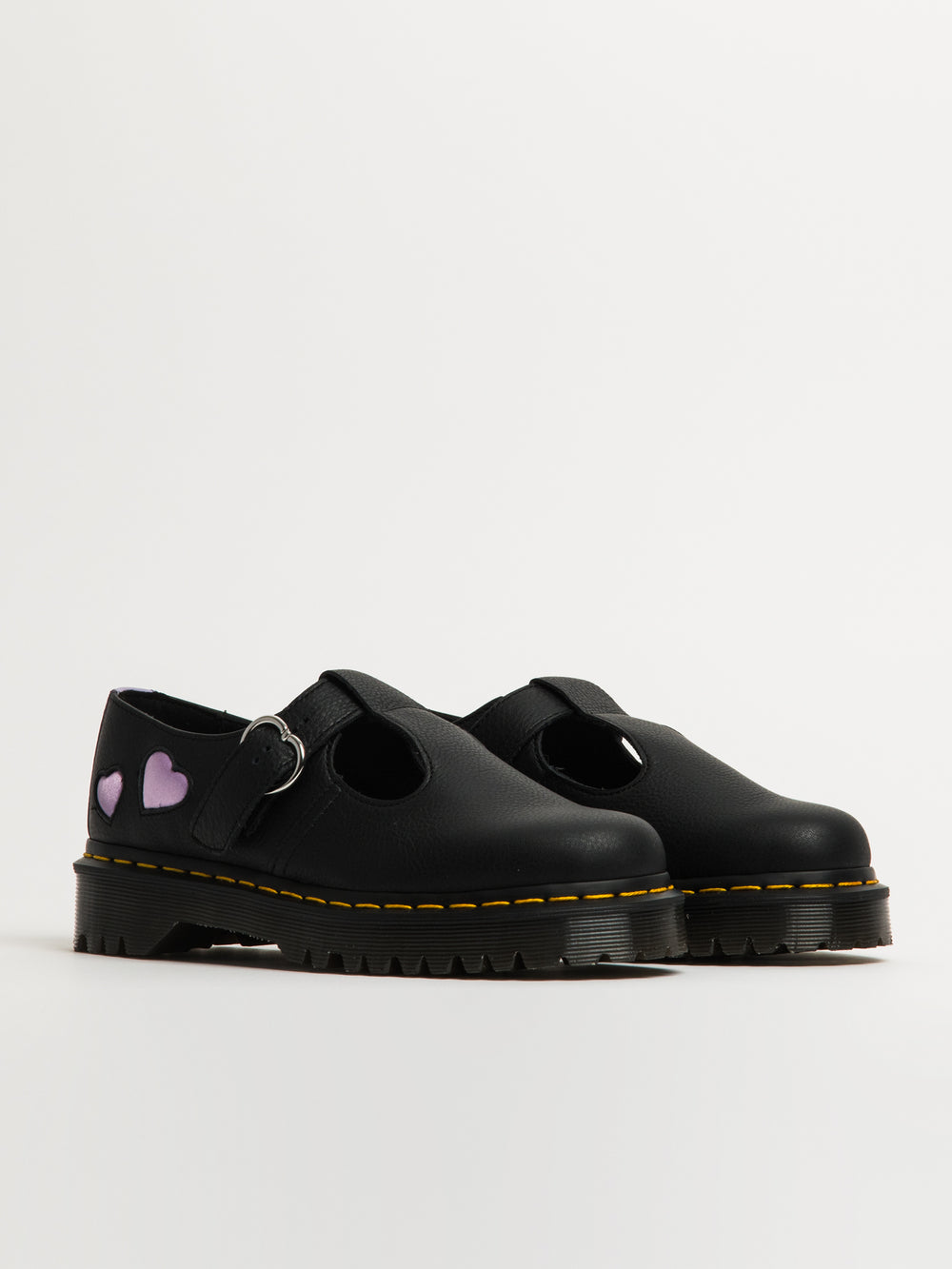 WOMENS DR MARTENS POLLEY HEART VIRGINIA BOOTS - CLEARANCE