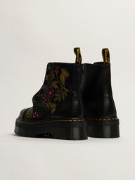 DR MARTENS SINCLAIR AUTUMN FLORAL WANAMA BOOT - BLACK