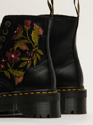 DR MARTENS SINCLAIR AUTUMN FLORAL WANAMA BOOT - BLACK