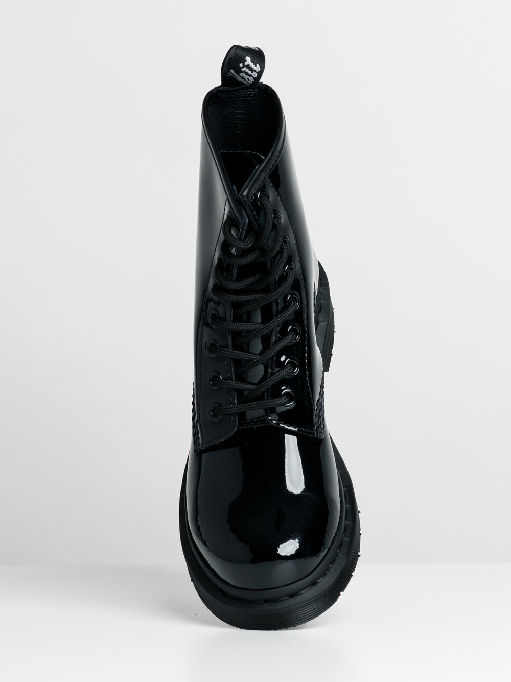 WOMENS DR MARTENS 1460 MONO PATENT LAMPER BOOT - CLEARANCE