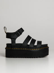 WOMENS DR MARTENS BLAIRE QUAD PLATFORM LEATHER SANDALS - CLEARANCE