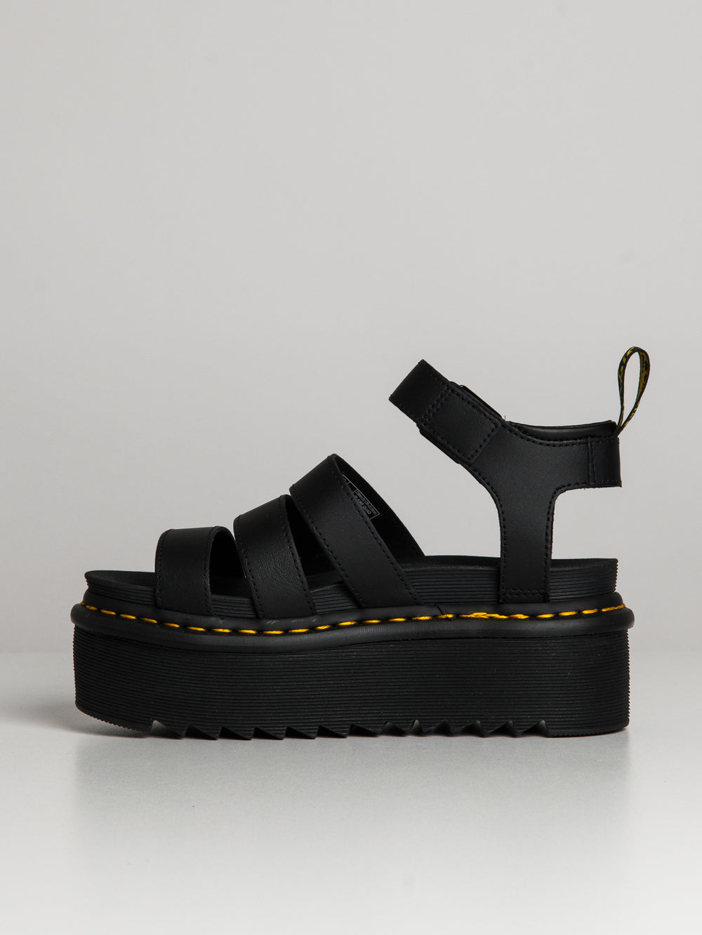 WOMENS DR MARTENS BLAIRE QUAD PLATFORM LEATHER SANDALS - CLEARANCE