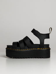 WOMENS DR MARTENS BLAIRE QUAD PLATFORM LEATHER SANDALS - CLEARANCE