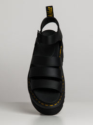 WOMENS DR MARTENS BLAIRE QUAD PLATFORM LEATHER SANDALS - CLEARANCE