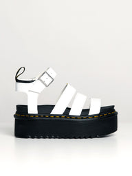WOMENS DR MARTENS BLAIRE QUAD PLATFORM LEATHER SANDALS - CLEARANCE
