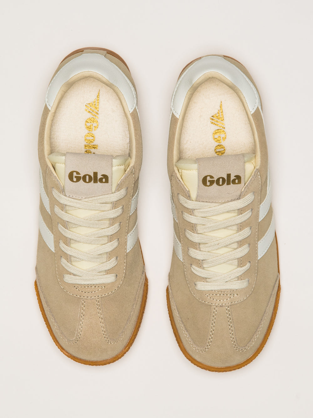 WOMENS GOLA ELAN TRAINER - BONE