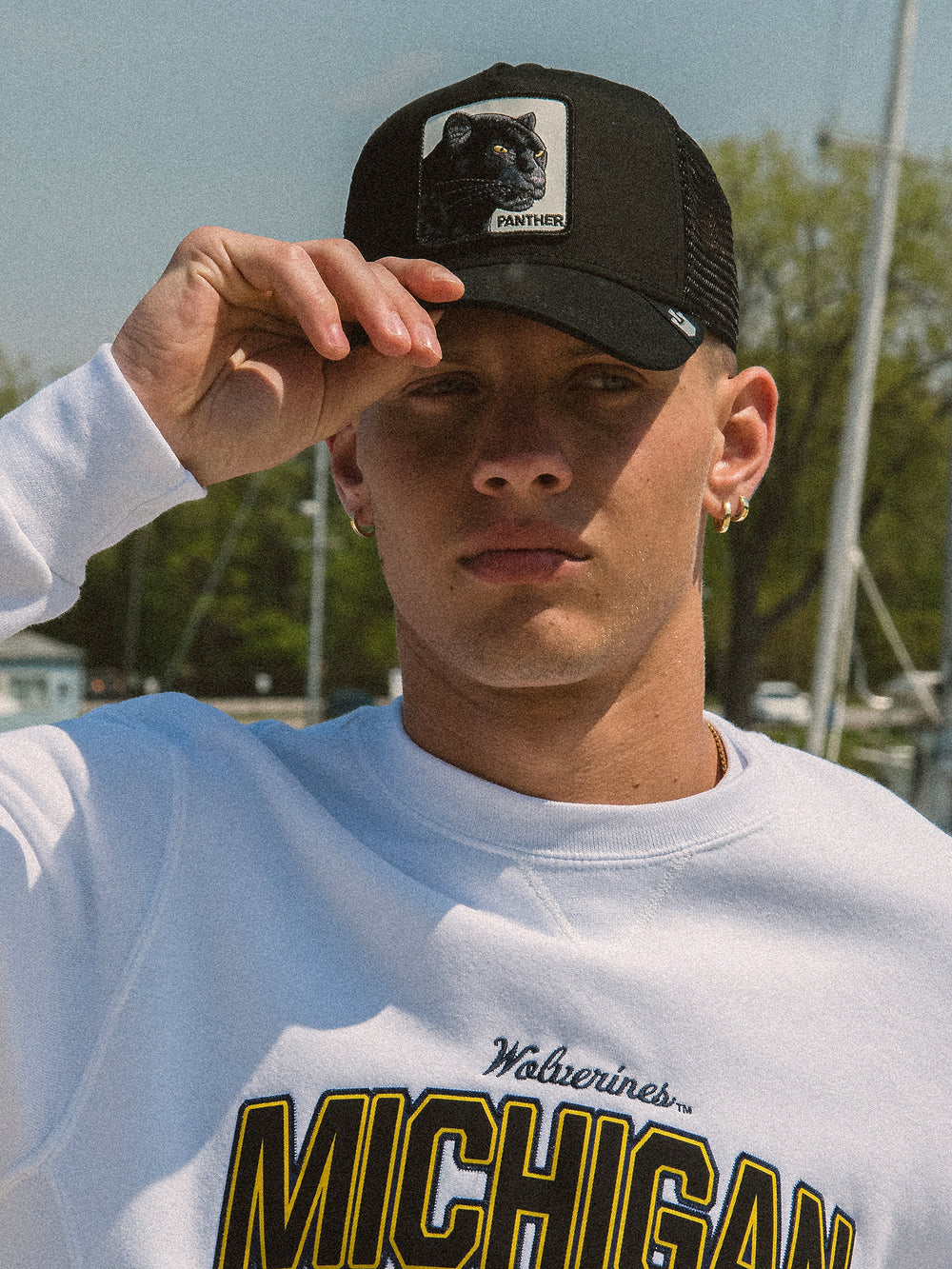 GOORIN BROS THE PANTHER TRUCKER HAT - CLEARANCE